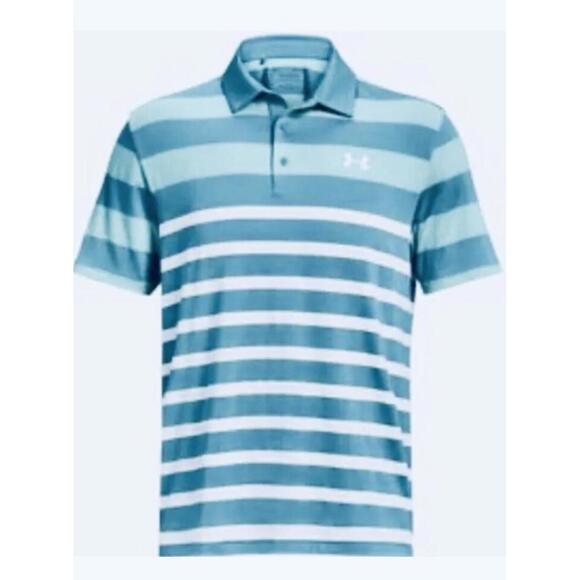 Under Armour Other - $70 Under Armour 1378676-433UA Men's GOLF Playoff 3.0 Stripe Polo Large